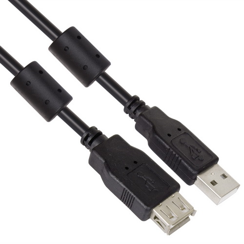  USB-AM/AF 2.0V BLK 3.0