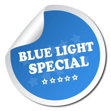Blue light Special